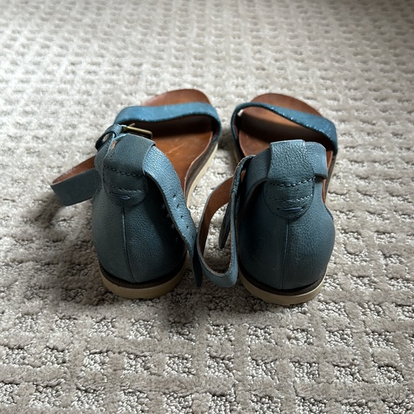 Miz Mooz Blue Ankle Strap Sandals - Picture 3 of 5